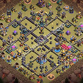 TH18 Anti 3 Stars CWL War Base Plan with Link, Copy Town Hall 18 Design 2026, #113