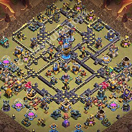 Municipio livello 18 Base di Guerra + Link - Anti 3 Stelle Disposizione Villaggio COC 2026 TH18 - #116