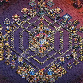TH18 War Base Plan with Link, Copy Town Hall 18 CWL Design 2026, #120