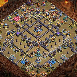 TH18 War Base Plan with Link, Copy Town Hall 18 CWL Design 2026, #126