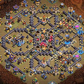 TH18 Anti 3 Stars CWL War Base Plan with Link, Anti Everything, Copy Town Hall 18 Design 2026, #128