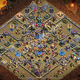 Ustawienie baza wojskowa TH18 z linkiem - Ratusz poziom 18 - COC 2026 - #13