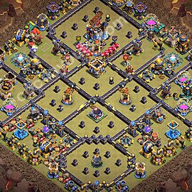 Die Anti 3 Sterne Clan War Base RH18 + Link, Anti Alles 2026 - COC Rathaus Level 18 Kriegsbase (CK / CW) - #140