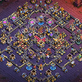 Die Anti 2 Sterne Clan War Base RH18 + Link, Anti Alles 2026 - COC Rathaus Level 18 Kriegsbase (CK / CW) - #141
