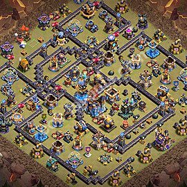 TH18 Anti 3 Stars CWL War Base Plan with Link, Anti Everything, Copy Town Hall 18 Design 2026, #146