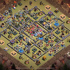 Diseño de aldea para Guerra Ayuntamiento 18 Copiar - COC TH18 Perfecta Distribucion 2026 + Enlace - #15