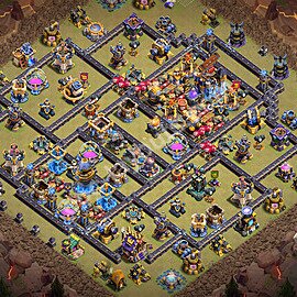 Top Anti 3 Etoiles Base de Guerre HDV 18 + Lien (Link), Anti tout 2026 gdc - Hôtel de Ville 18 Base Copier - #154