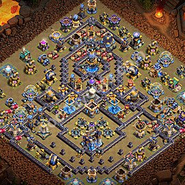 Die Anti 3 Sterne Clan War Base RH18 + Link 2026 - COC Rathaus Level 18 Kriegsbase (CK / CW) - #160