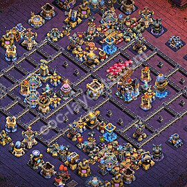 TH18 Anti 3 Stars CWL War Base Plan with Link, Legend League, Copy Town Hall 18 Design 2026, #165