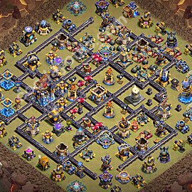 TH18 War Base Plan with Link, Anti Air / Electro Dragon, Copy Town Hall 18 CWL Design 2026, #172