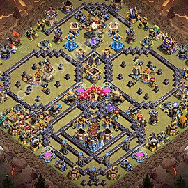 TH18 War Base Plan with Link, Anti Everything, Copy Town Hall 18 CWL Design 2026, #174