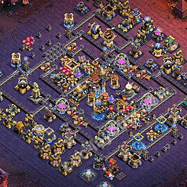 TH18 War Base Plan with Link, Legend League, Copy Town Hall 18 CWL Design 2026, #176