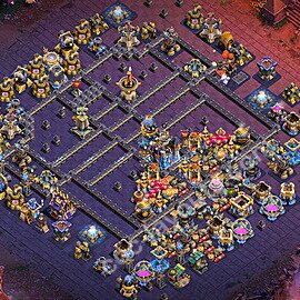 TH18 War Base Plan with Link, Legend League, Copy Town Hall 18 CWL Design 2026, #177