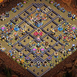 TH18 War Base Plan with Link, Copy Town Hall 18 CWL Design 2026, #180