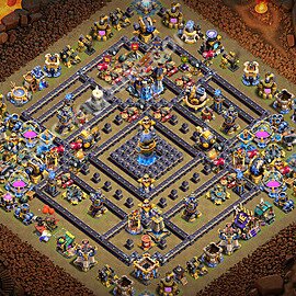 TH18 War Base Plan with Link, Legend League, Copy Town Hall 18 CWL Design 2026, #182