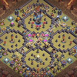 Die Anti 3 Sterne Clan War Base RH18 + Link, Anti Alles 2026 - COC Rathaus Level 18 Kriegsbase (CK / CW) - #188
