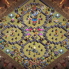 TH18 Anti 3 Stars CWL War Base Plan with Link, Anti Everything, Copy Town Hall 18 Design 2026, #188