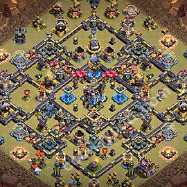 TH18 Anti 2 Stars CWL War Base Plan with Link, Legend League, Copy Town Hall 18 Design 2026, #2