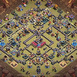 Ustawienie baza wojskowa TH18 z linkiem - Ratusz poziom 18 - COC 2026 - #28