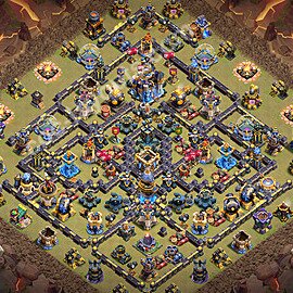 TH18 War Base Plan with Link, Anti Everything, Copy Town Hall 18 CWL Design 2026, #3