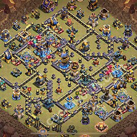 Ustawienie baza wojskowa TH18 z linkiem - Ratusz poziom 18 - COC 2026 - #33