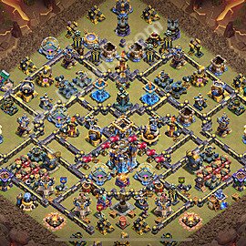 Ustawienie baza wojskowa TH18 z linkiem, Anty Wszystko - Ratusz poziom 18 - COC 2026 - #36