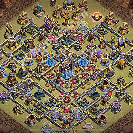 Ustawienie baza wojskowa TH18 z linkiem, Anty Wszystko - Ratusz poziom 18 - COC 2026 - #39