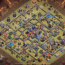 Ustawienie baza wojskowa TH18 z linkiem, Anty Wszystko - Ratusz poziom 18 - COC 2026 - #43