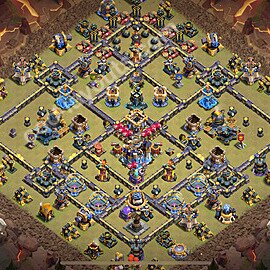 Ustawienie baza wojskowa TH18 z linkiem, Anty Wszystko - Ratusz poziom 18 - COC 2026 - #47