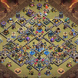 Die Clan War Base RH18 + Link 2026 - COC Rathaus Level 18 Kriegsbase (CK / CW) - #59