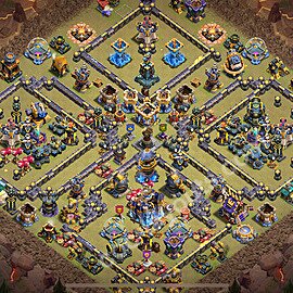 TH18 Ring Style War Base - TH18 War Base Layout with Copy Link
