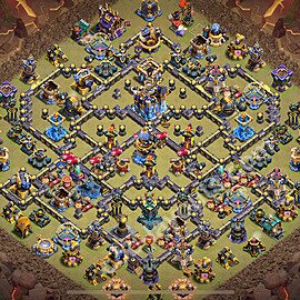 Top Anti 3 Etoiles Base de Guerre HDV 18 + Lien (Link) 2026 gdc - Hôtel de Ville 18 Base Copier - #64