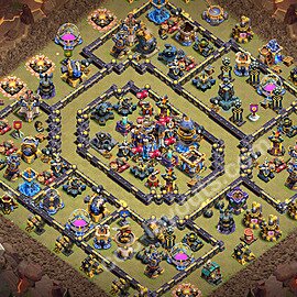 Municipio livello 18 Base di Guerra + Link - Anti 3 Stelle Disposizione Villaggio COC 2026 TH18 - #81