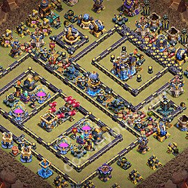 TH18 War Base Plan with Link, Anti Everything, Copy Town Hall 18 CWL Design 2026, #82