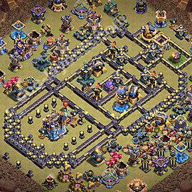 Die Anti 3 Sterne Clan War Base RH18 + Link 2026 - COC Rathaus Level 18 Kriegsbase (CK / CW) - #92