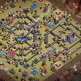 Municipio livello 18 Base di Guerra + Link - Anti 3 Stelle Disposizione Villaggio COC 2026 TH18 - #95