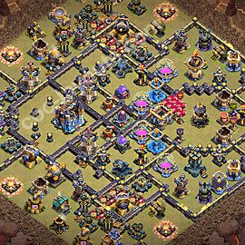TH18 War Base Plan with Link, Copy Town Hall 18 CWL Design 2026, #99