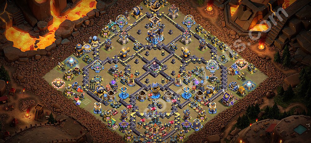 TH18 War Base Plan with Link, Copy Town Hall 18 CWL Design 2026, #127