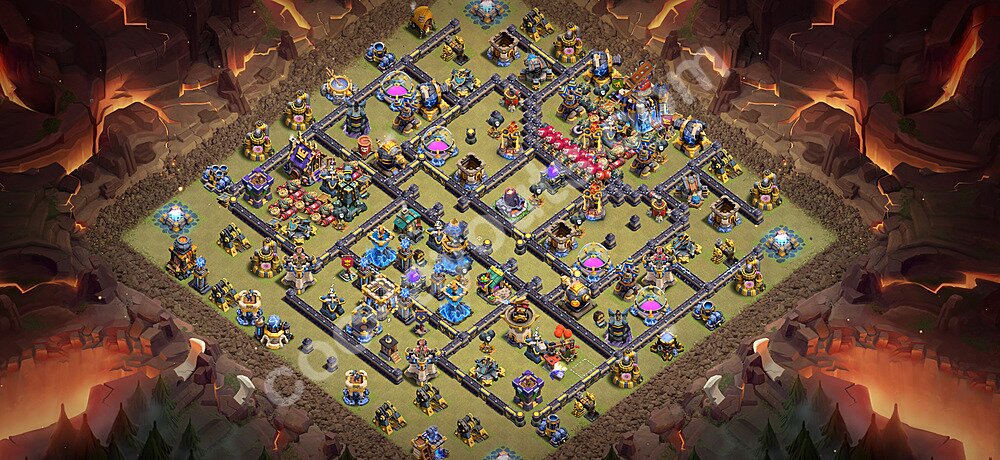 Die Clan War Base RH18 + Link 2026 - COC Rathaus Level 18 Kriegsbase (CK / CW) - #139