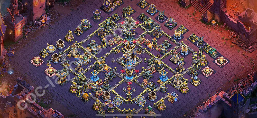 Ustawienie baza wojskowa TH18 z linkiem, Anty Wszystko - Ratusz poziom 18 - COC 2026 - #14