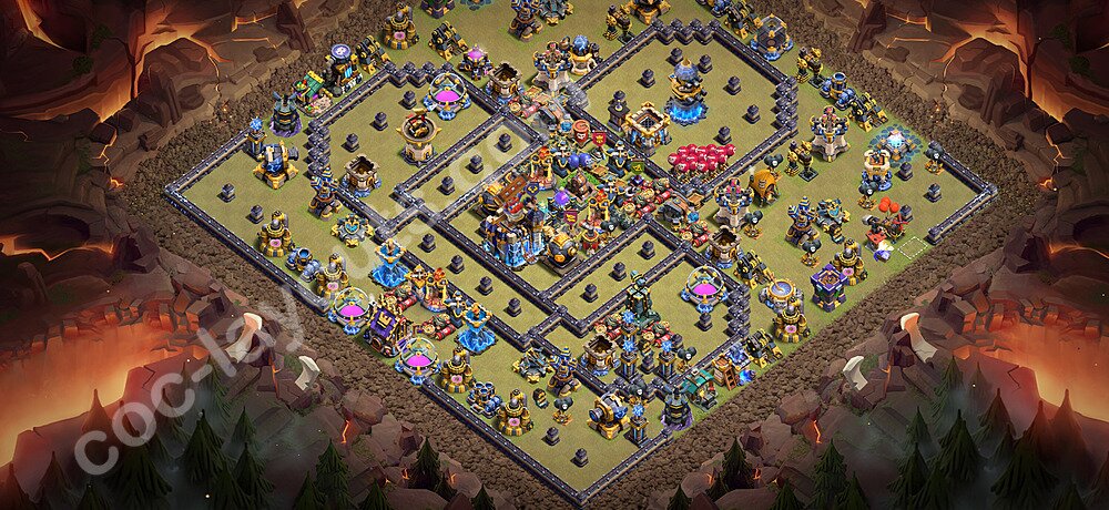 Die Anti 3 Sterne Clan War Base RH18 + Link, Anti Alles 2026 - COC Rathaus Level 18 Kriegsbase (CK / CW) - #147