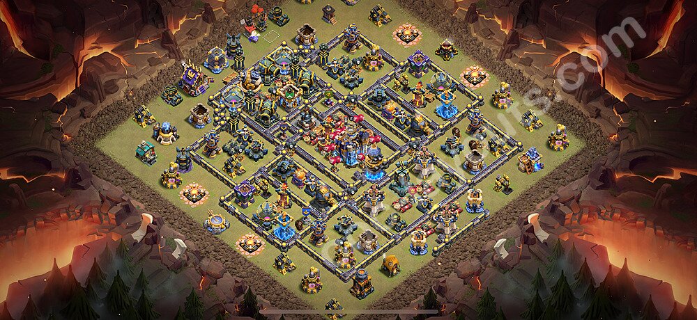 Diseño de aldea para Guerra Ayuntamiento 18 Copiar - COC TH18 Perfecta Distribucion 2026 + Enlace - #15