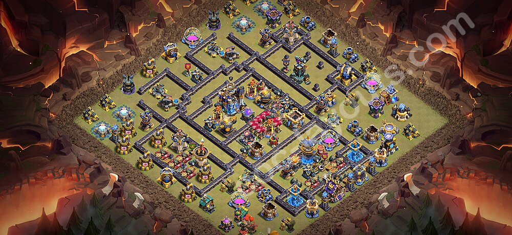 TH18 Anti 3 Stars CWL War Base Plan with Link, Anti Everything, Copy Town Hall 18 Design 2026, #150