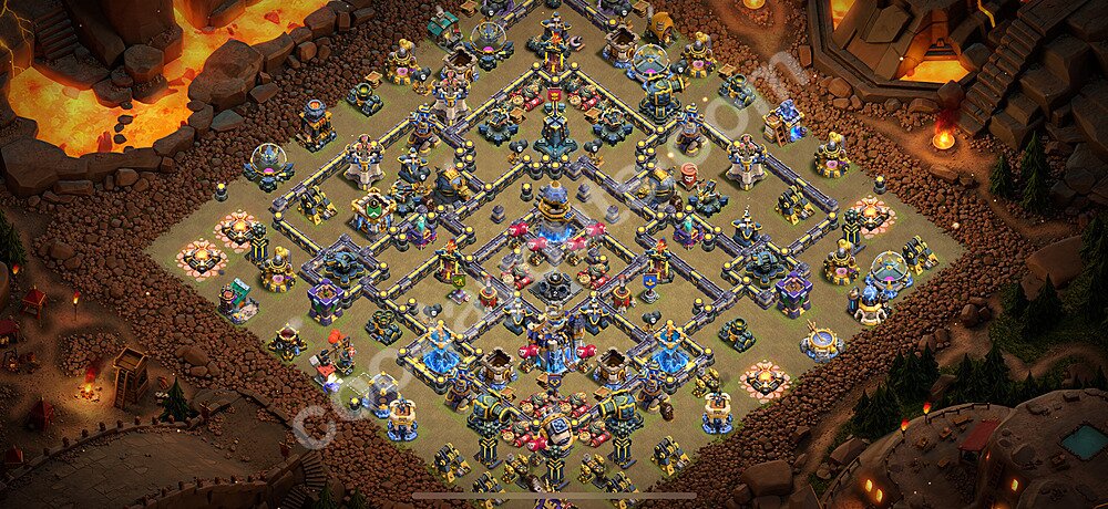 Ustawienie baza wojskowa TH18 z linkiem, Anty Wszystko - Ratusz poziom 18 - COC 2026 - #16