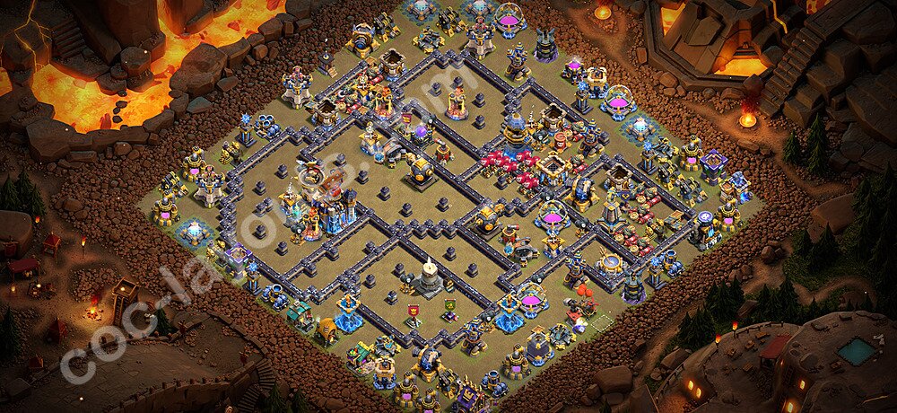 TH18 Anti 3 Stars CWL War Base Plan with Link, Anti Everything, Copy Town Hall 18 Design 2026, #183