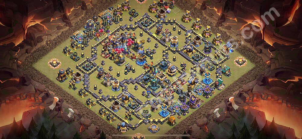 Ustawienie baza wojskowa TH18 z linkiem - Ratusz poziom 18 - COC 2026 - #26