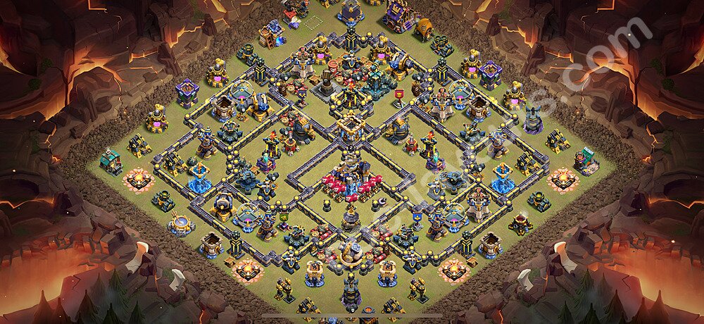 Diseño de aldea para Guerra Ayuntamiento 18 Copiar - COC TH18 Perfecta Distribucion 2026 + Enlace - #28