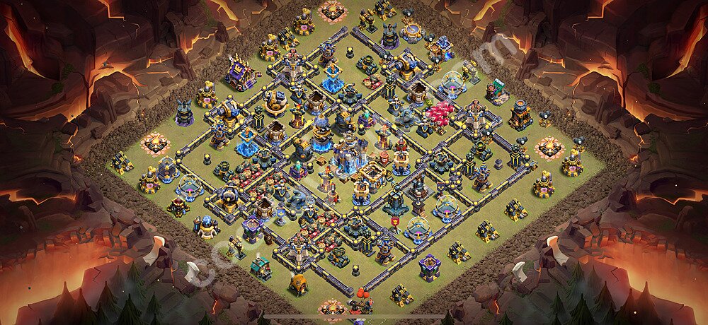 Ustawienie baza wojskowa TH18 z linkiem - Ratusz poziom 18 - COC 2026 - #42