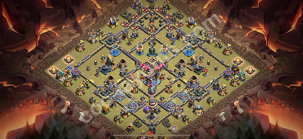 Ustawienie baza wojskowa TH18 z linkiem, Anty Wszystko - Ratusz poziom 18 - COC 2026 - #47