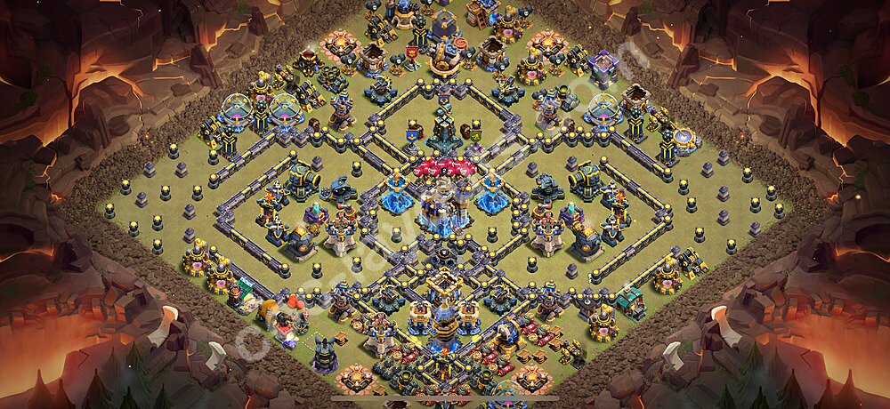 Ustawienie baza wojskowa TH18 z linkiem - Ratusz poziom 18 - COC 2026 - #5